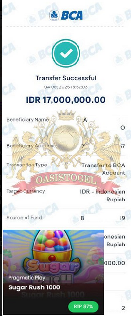 BUKTI JACKPOT OASISTOGEL