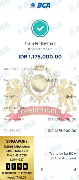 BUKTI JACKPOT OASISTOGEL