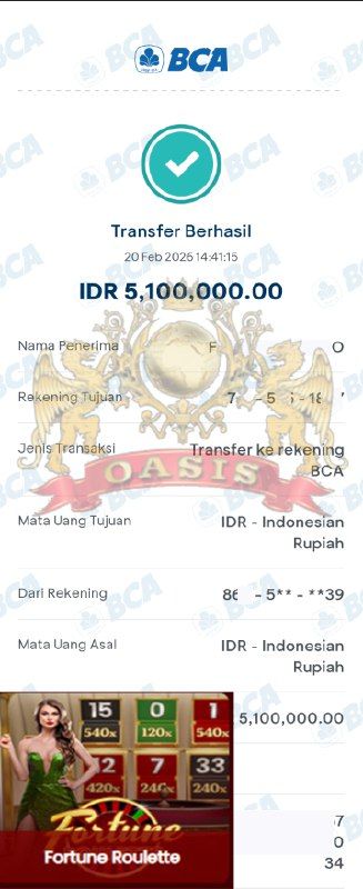 BUKTI JACKPOT OASISTOGEL