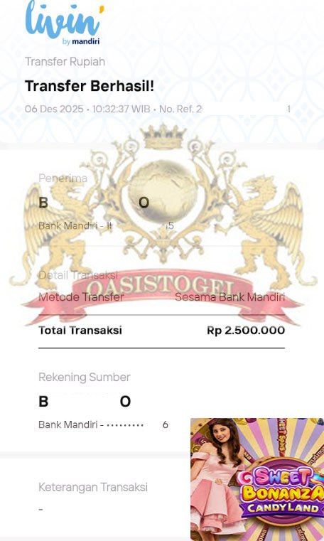 BUKTI JACKPOT OASISTOGEL