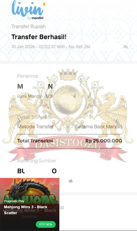 BUKTI JACKPOT OASISTOGEL