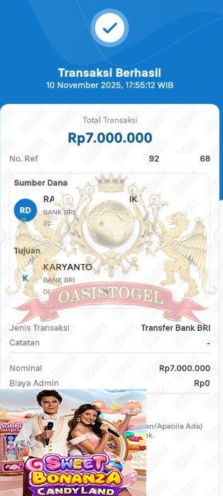 BUKTI JACKPOT OASISTOGEL