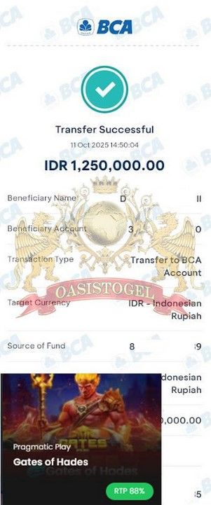 BUKTI JACKPOT OASISTOGEL