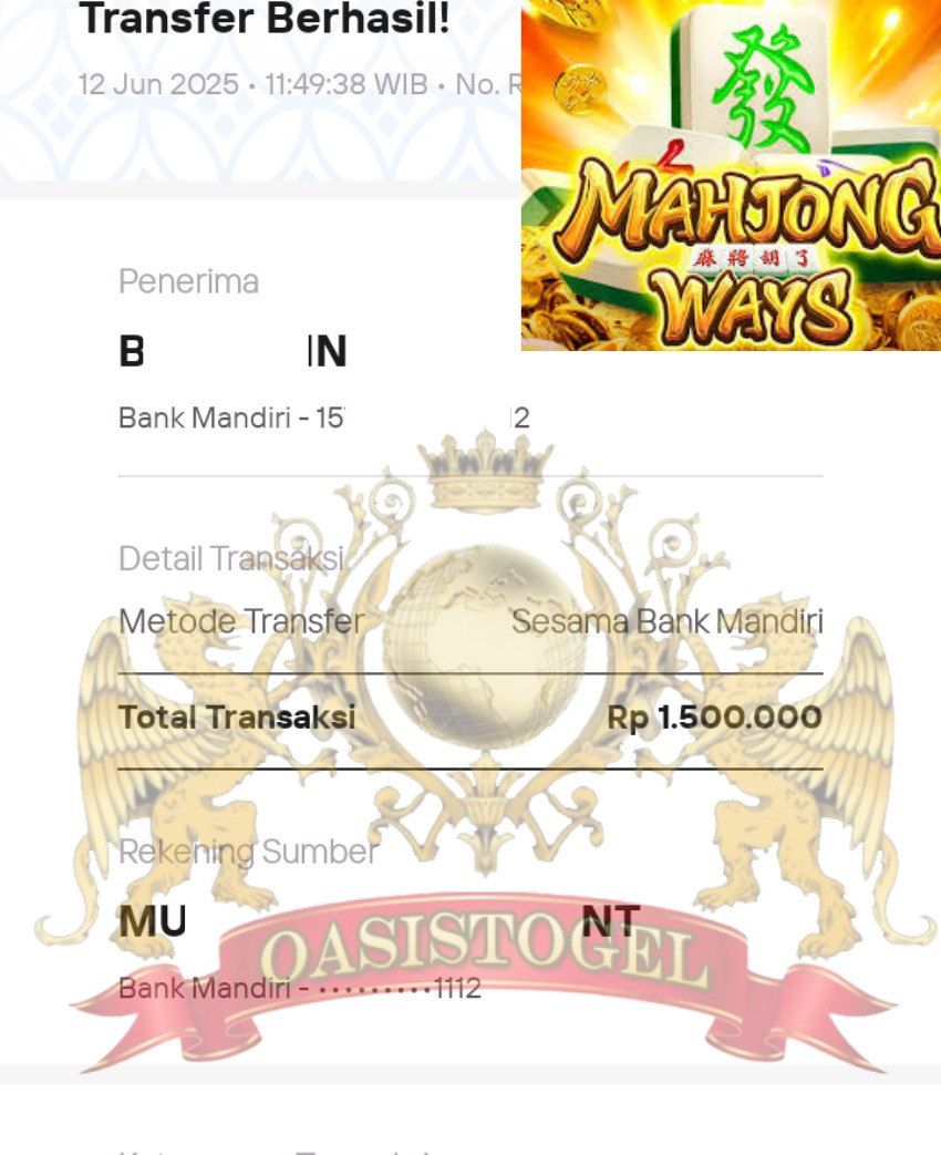 BUKTI JACKPOT OASISTOGEL