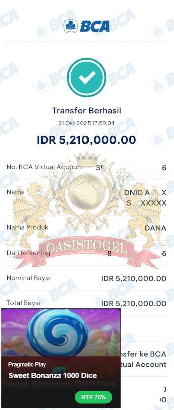 BUKTI JACKPOT OASISTOGEL