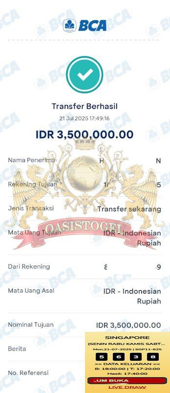 BUKTI JACKPOT OASISTOGEL