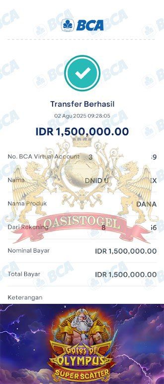 BUKTI JACKPOT OASISTOGEL