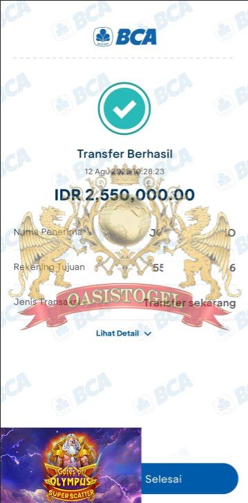 BUKTI JACKPOT OASISTOGEL