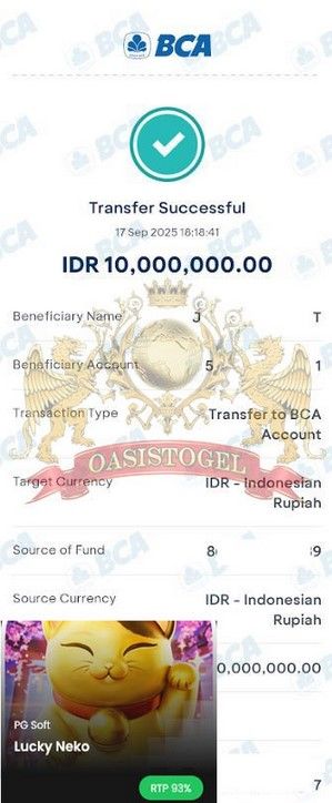 BUKTI JACKPOT OASISTOGEL