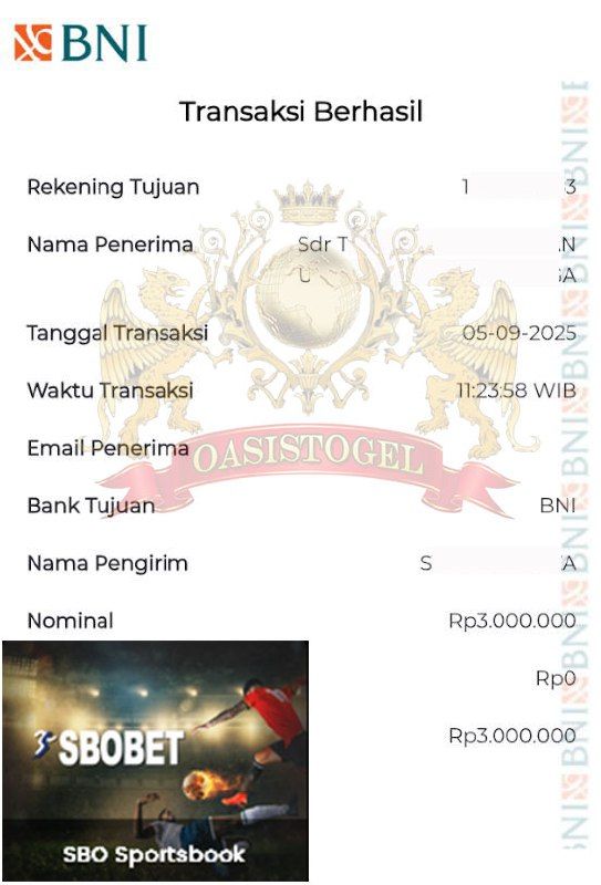 BUKTI JACKPOT OASISTOGEL