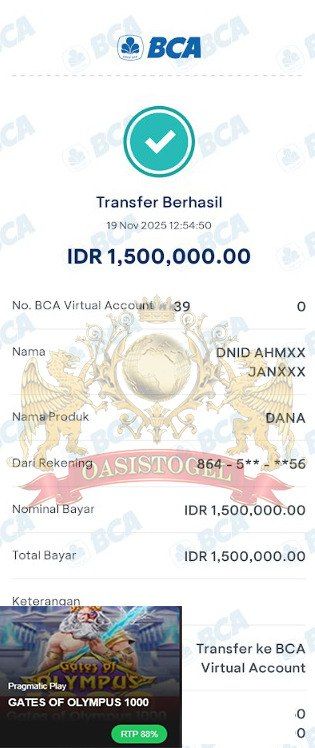 BUKTI JACKPOT OASISTOGEL