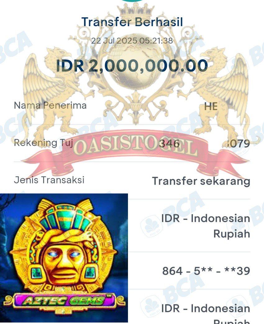 BUKTI JACKPOT OASISTOGEL