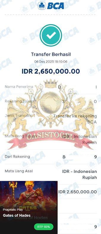 BUKTI JACKPOT OASISTOGEL