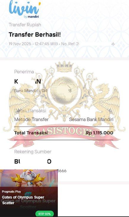 BUKTI JACKPOT OASISTOGEL