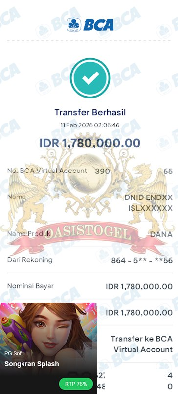 BUKTI JACKPOT OASISTOGEL