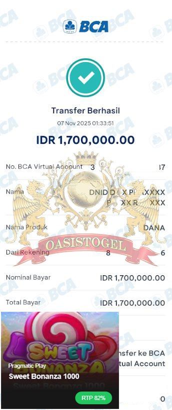 BUKTI JACKPOT OASISTOGEL