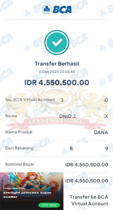 BUKTI JACKPOT OASISTOGEL