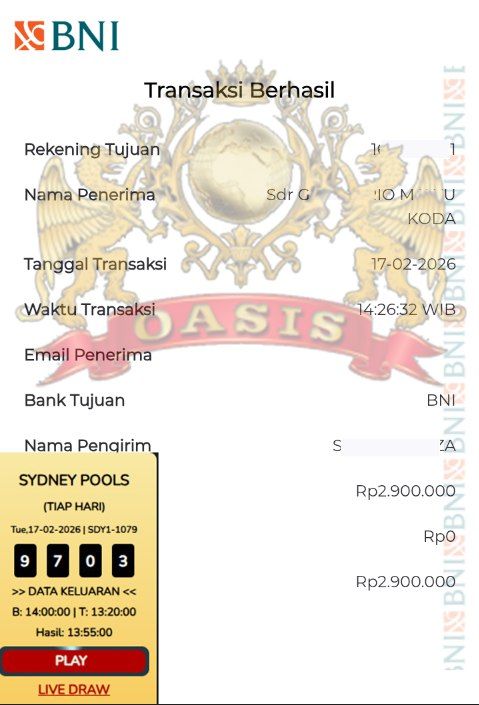 BUKTI JACKPOT OASISTOGEL