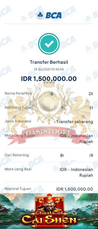 BUKTI JACKPOT OASISTOGEL