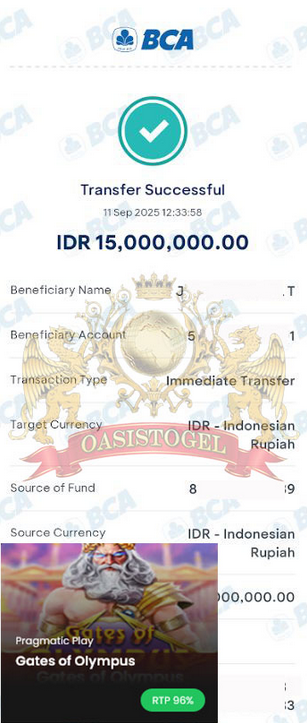 BUKTI JACKPOT OASISTOGEL