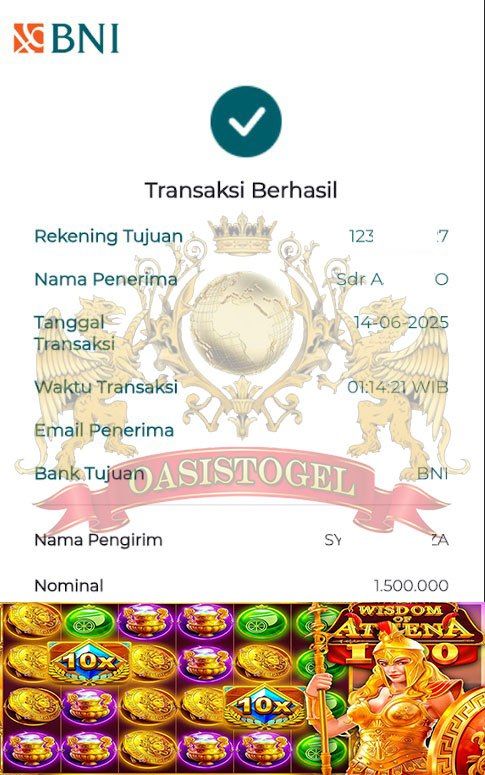 BUKTI JACKPOT OASISTOGEL