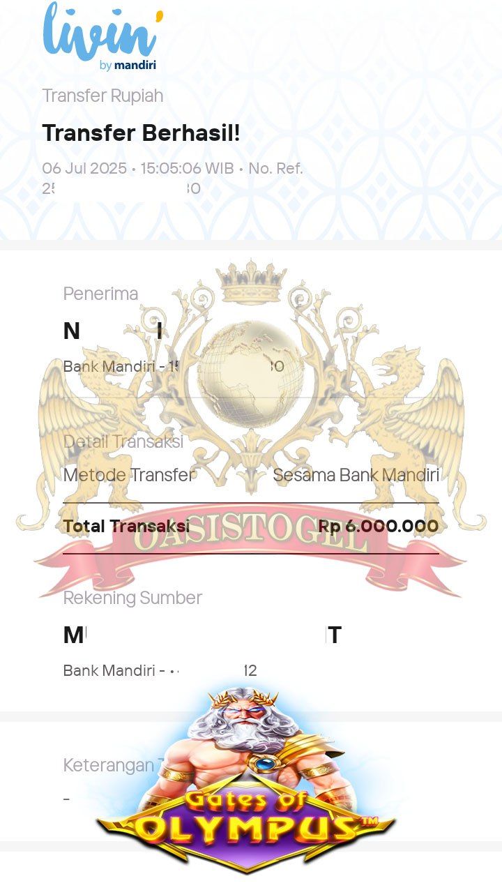 BUKTI JACKPOT OASISTOGEL