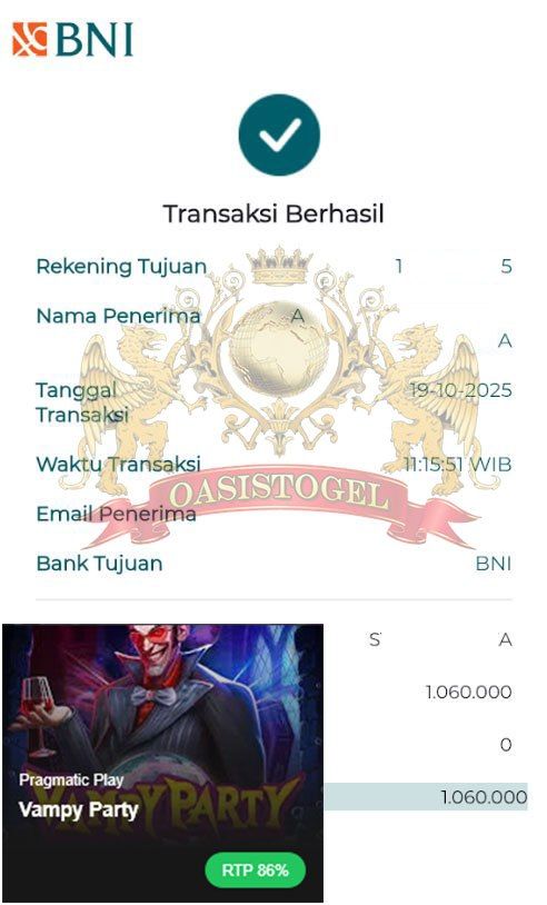 BUKTI JACKPOT OASISTOGEL
