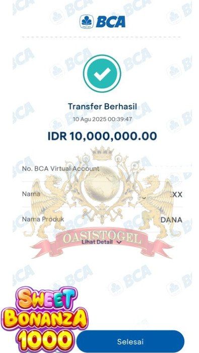 BUKTI JACKPOT OASISTOGEL