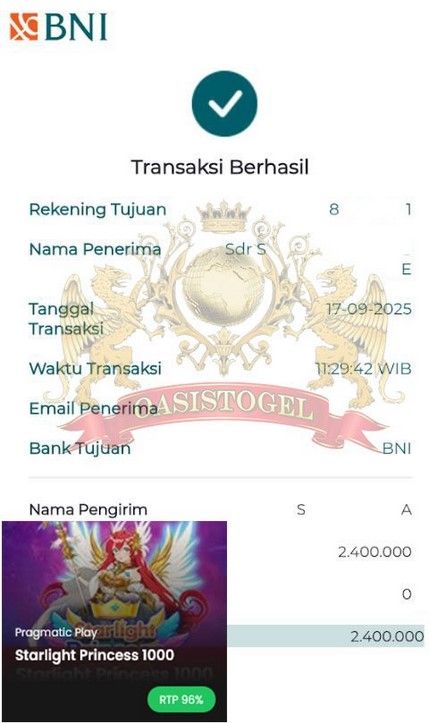BUKTI JACKPOT OASISTOGEL