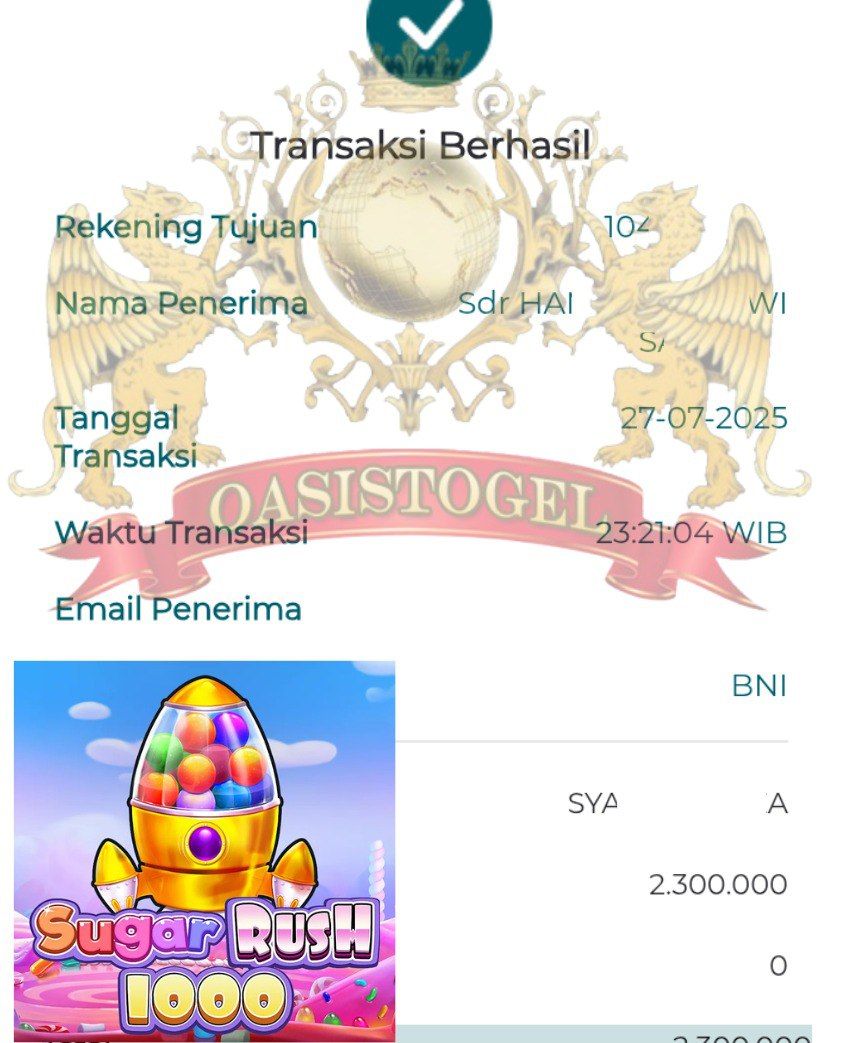 BUKTI JACKPOT OASISTOGEL