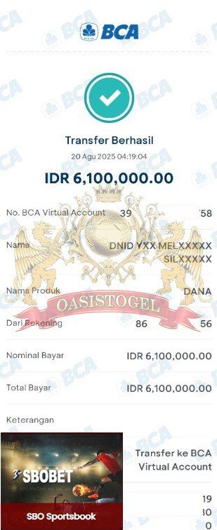 BUKTI JACKPOT OASISTOGEL