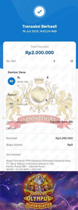 BUKTI JACKPOT OASISTOGEL