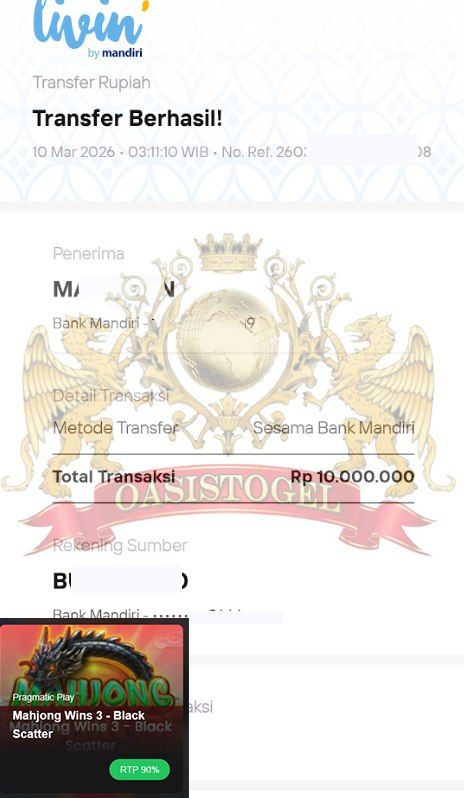 BUKTI JACKPOT OASISTOGEL