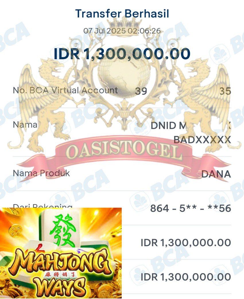 BUKTI JACKPOT OASISTOGEL