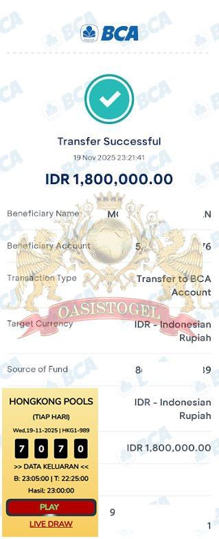 BUKTI JACKPOT OASISTOGEL