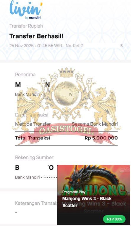 BUKTI JACKPOT OASISTOGEL