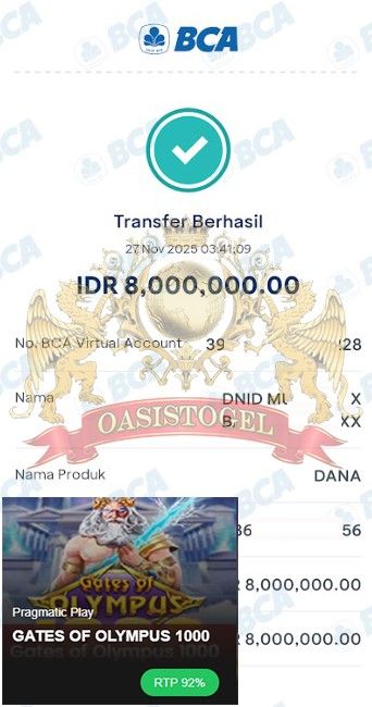 BUKTI JACKPOT OASISTOGEL