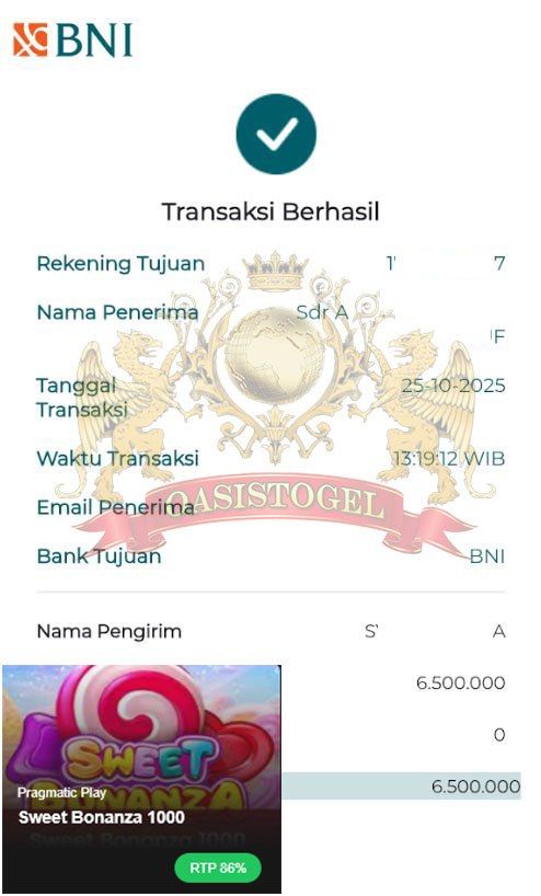 BUKTI JACKPOT OASISTOGEL