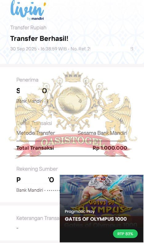 BUKTI JACKPOT OASISTOGEL