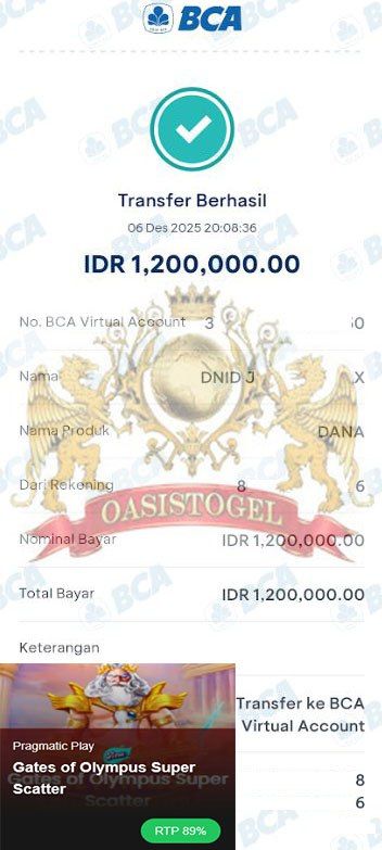 BUKTI JACKPOT OASISTOGEL