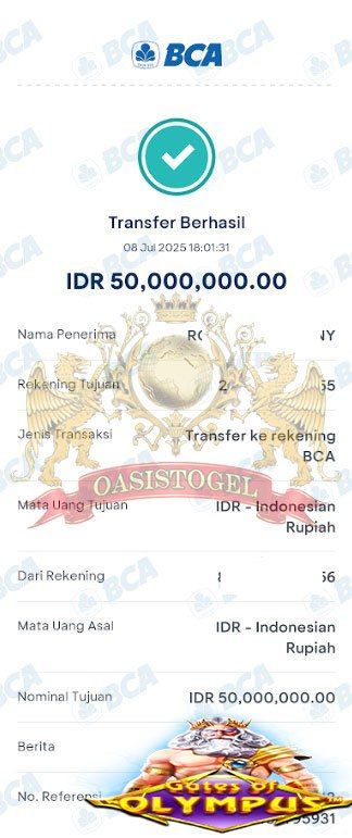 BUKTI JACKPOT OASISTOGEL