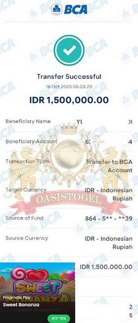 BUKTI JACKPOT OASISTOGEL