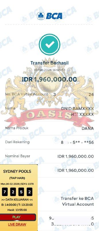 BUKTI JACKPOT OASISTOGEL