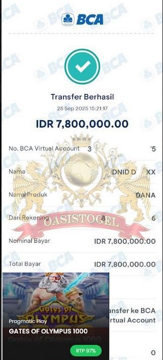 BUKTI JACKPOT OASISTOGEL