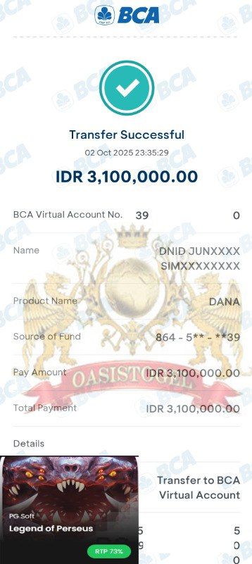 BUKTI JACKPOT OASISTOGEL