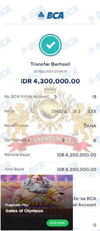 BUKTI JACKPOT OASISTOGEL