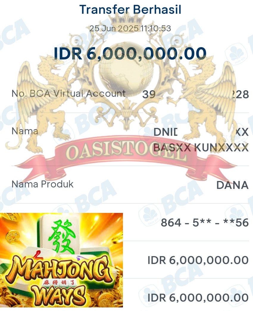 BUKTI JACKPOT OASISTOGEL