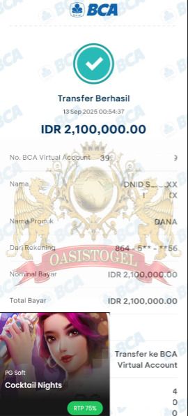BUKTI JACKPOT OASISTOGEL