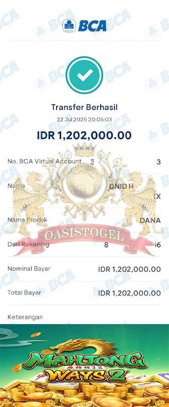 BUKTI JACKPOT OASISTOGEL