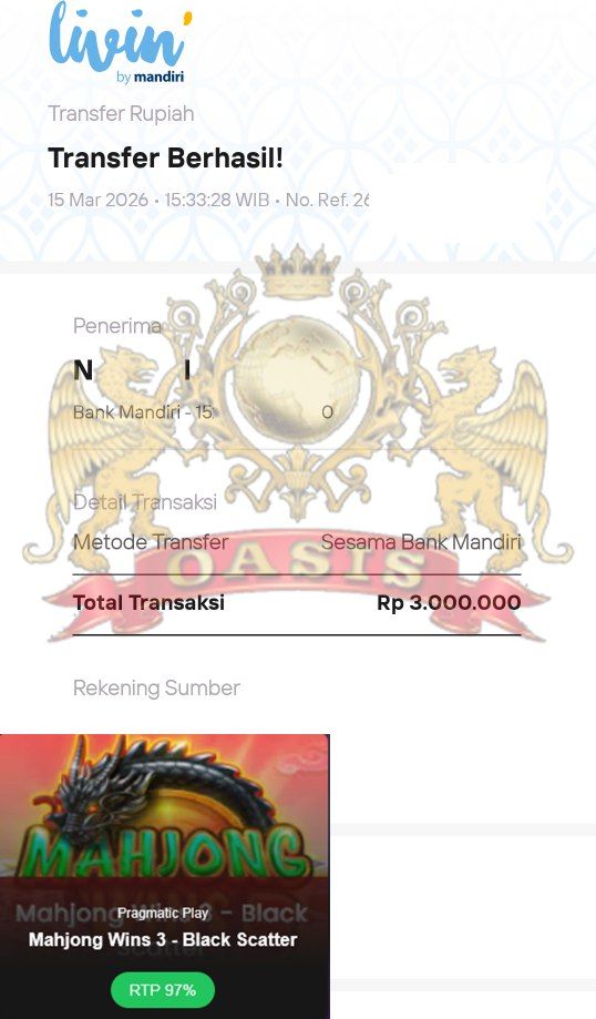 BUKTI JACKPOT OASISTOGEL